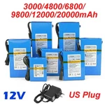 Rechargeable Li Battery 12V Dc Portable Pack With Us Plug Charger Switch New. Price: $56.99.