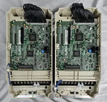 Yaskawa Ac Drive CIMR-E7U43P7 5HP No Cover Cabinet Used. Price: $350.00.