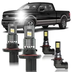 Huokeds Ford F150 2004-2014 Fog Light Bulbs 4PCS White Dual Beam New. Price: $104.99.