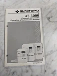 Sumitomo Machinery Compact Inverter Operator Service Manual AF-3000 Vfd Used. Price: $80.03.