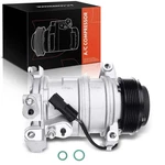 Ac Compressor W/6-GROOVE Pulley For Chrysler Town & Country Dodge Grand Caravan New. Price: $115.00.