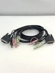 Kvm Cable Set Aten Dvi +usb Audio 2L-7D03U 3M For CS1762/CS1764 Used. Price: $46.00.