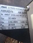 D-73230 Servo Drive Amkasyn AW20/30 Used. Price: $987.00.