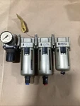 Smc Pneumatic Air Regulator/filter Set- See Description For Part Numbers Used. Price: $149.99.