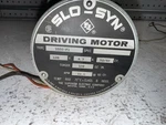 Superior Electric Slo-syn SS50-P1 Motor Stepping Rpm 16.6 120V .3A Used. Price: $100.00.