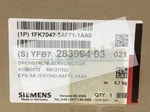 One Siemens 1FK7042-5AF71-1AA0 Servo Motor New. Price: $1423.08.