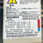 Mitsubishi MDS-B-CVE-37 Power Supply Unit Removed From The Working Machine Used. Price: $520.00.