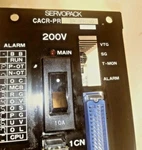 Yaskawa Servopack, Cacr-pr AC3FRY40, 200V Drive Used. Price: $80.00.
