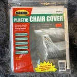 Packrite Plastic Chair Cover 46 X 76 Two In Package. New SS-9050. Price: $5.00.