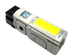 Festo 548713 MS6-SV-1/2-C-10V24-S-WP Valve W/ 701609 Bar Gauge Used. Price: $168.99.