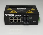 N-tron 708FX2-ST Industrial Ethernet Switch 6-PORT RJ45 + Fiber 10-30VDC Used. Price: $245.00.