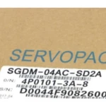 Yaskawa SGDM-04AC-SD2A New. Price: $2919.15.