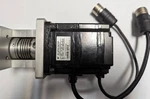 Yaskawa SGMPH-02AAE4CD Servo Motor 200W 200VAC + Coupler And Bracket Used. Price: $249.00.