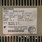 Yaskawa SGDB-20ADS Servo Pack From Actual Machine Customs Included Used. Price: $260.00.