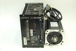 Yaskawa Servopack Drive CACR-SR15BC1KSY261, Motor USASEM-15FJ21 Working Used. Price: $1100.00.