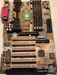 Flagship Slot 1 Asus P3B-F Coppermine Motherboard (440BX), Cpu & 256 Mb + Bonus Used. Price: $185.00.