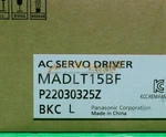 1PCS New Panasonic Servo Drive MADLT15BF. Price: $655.39.