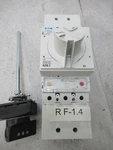 Eaton 2-A125 Circuit Breaker 690VAC + NZM1-XTVDV Door Drive Black Used. Price: $533.49.