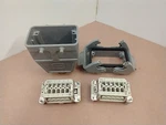 -used- Harting 10 E-f / E-m Plug Set Heavy Duty Power Connector. Price: $55.00.