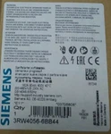 3RW4056-6BB44 New Siemens Sirius Soft Starter S6 162 A, 90 Kw. Price: $1317.69.