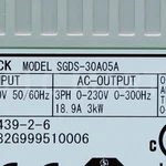 (used) Yaskawa SGDS-30A05A Servo Pack Free 'fedex' Shipping!. Price: $615.00.