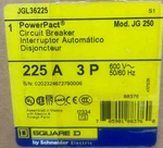 Square D Powerpact Circuit Breaker JGL36225 New. Price: $399.99.