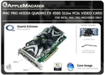 1ST Gen. Mac Pro Nvidia Quadro Fx 4500 512MB Video Graphics Card Apple Pcie Used. Price: $119.95.