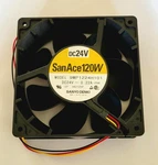 Sanyo Denki 9WP1224H101 SANACE120W Axial Cooling Fan Ep 062125P DC24V 0.22A IP68 New. Price: $70.00.
