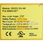 New Omron OS32C-SN-4M With OS32C-BP Block. Price: $4399.00.