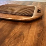 Vintage 1960'S Large Teak Carving Board By Digsmed, Denmark Danish Modern 21.5 Used. Price: $44.00.