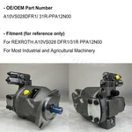 A10VS028DFR1/31R-PPA12N00 Durable Hydraulic Piston Pump For Industrial New. Price: $819.00.