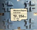 SDSDQAF4-256G-I Western Digital 256GB Industrial Microsd Card. Price: $92.00.