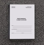 Broderson IC-200-2E Industrial Carry Deck Crane Parts Catalog Manual Book Brand. Price: $124.74.