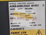 New Fanuc A06B-6088-H222#H501 Servo Drive A06B6088H222#H501. Price: $2920.50.