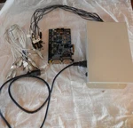 GV-1120B 16 Ch Pci-e Dvr Cctv Geovision Card W/cables And DV-AT1209A-D9P Ps Used. Price: $175.00.