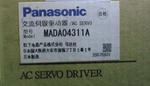 Panasonic MADA04311A Servo Driver 20-230V 400W Factory Stored Item New. Price: $554.60.