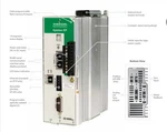 New Emerson 204-P00-ENR0 Epsilon Servo Drive, 2.2A- 16A, 115/230V, 1.5 Axis. Price: $1750.00.