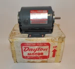 Dayton 1/3 Hp Belt Drive Fan & Blower Motor, 6K030D, Split Phase, 1725RPM, Nos New. Price: $119.99.