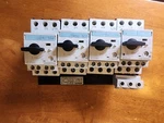 Siemens Motor Circuit Breaker, 3RV1021-0GA10 (lot Of 4) With Bar Used. Price: $74.99.