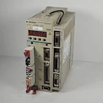 Omron SGDH-02AE-OY Servo Drive W/ Yaskawa JUSP-NS600 Option Card Electric Unit Used. Price: $149.00.