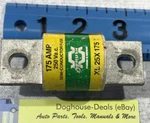 Brush XL25X175 175A 250VAC Semiconductor Fuse, 3-1/8", Free Ship Used. Price: $23.99.