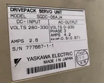 Lot Of 2 Yaskawa Servo Drive SGDC-05AJA Warranty Used. Price: $1000.00.